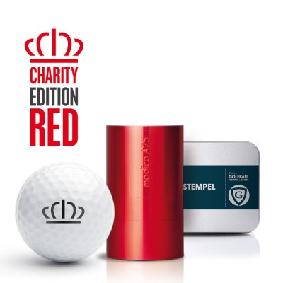 Gift box golfstamp AG25 Charity Edition Red with voucher
