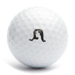 Golf ball stamp A12 sign Virgo