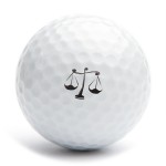 Golf ball stamp A12 sign Libra