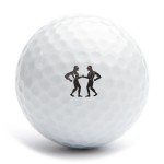Golf ball stamp A12 sign Gemini