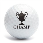 Golf ball stamp A25 motiv champ